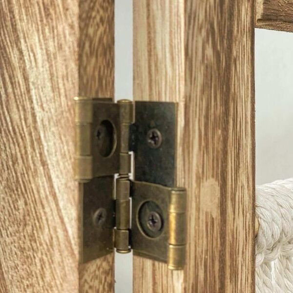 بارتشن خشب طبيعي وخيوط - بوهيمي