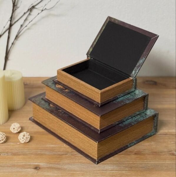 طقم صناديق جلد 3 قطع اينورت