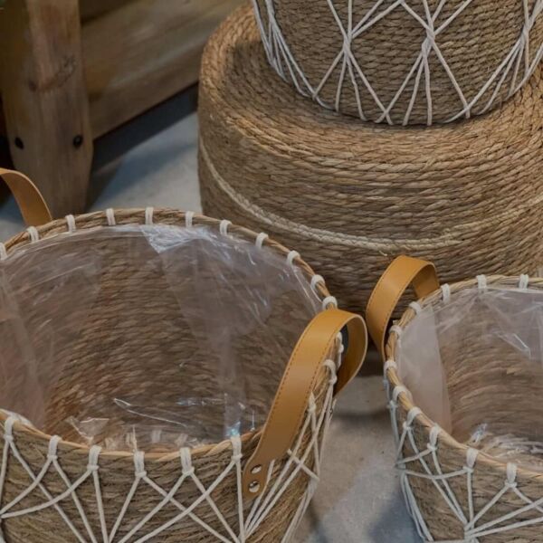 طقم سلال خوص بوهيمي 3 قطع ليغو