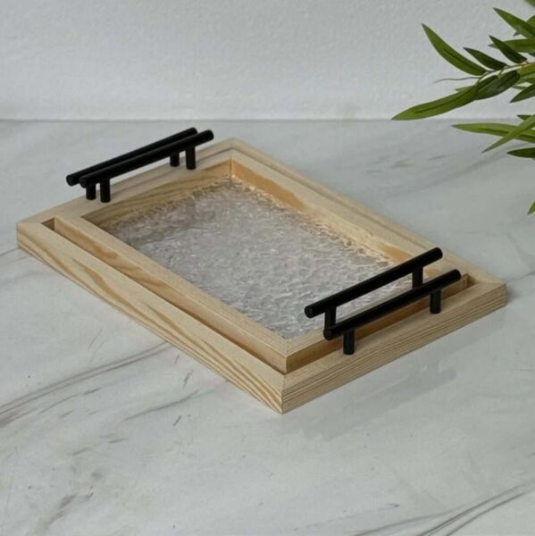 طقم صواني قطعتين ووزا