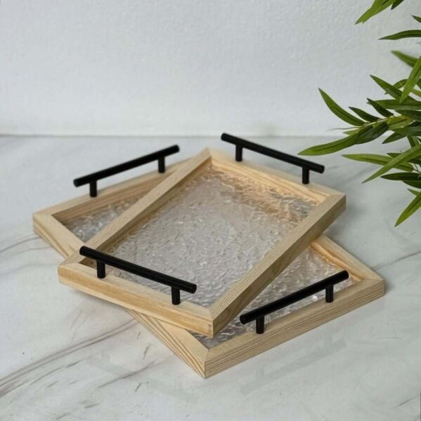 طقم صواني قطعتين ووزا