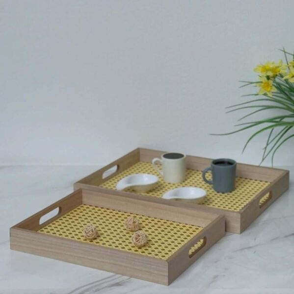 طقم صواني قطعتين يورا