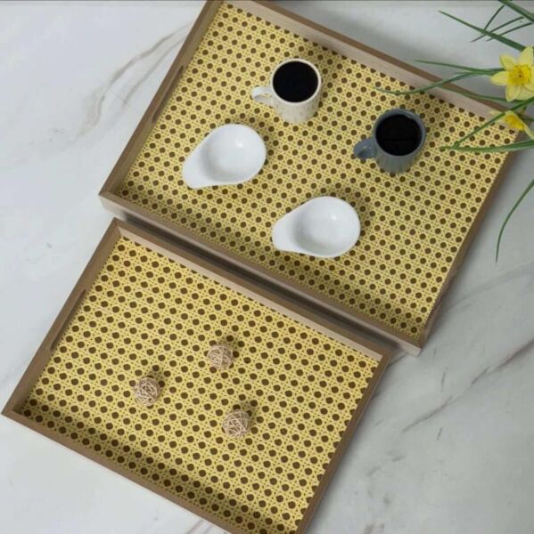 طقم صواني قطعتين يورا