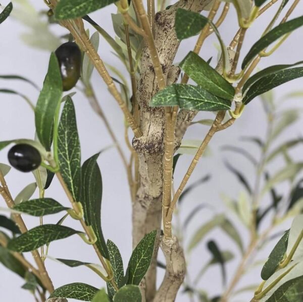 شجرة زيتون صناعية 120 سم مورو - اخضر واسود