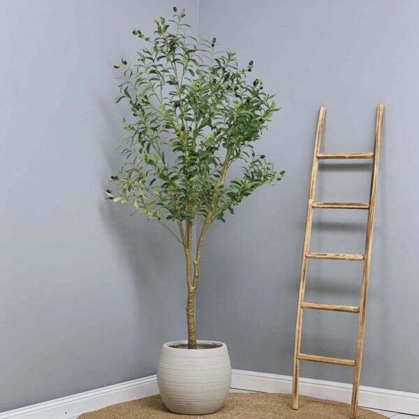 شجرة زيتون صناعية 180 سم مورو - اخضر واسود