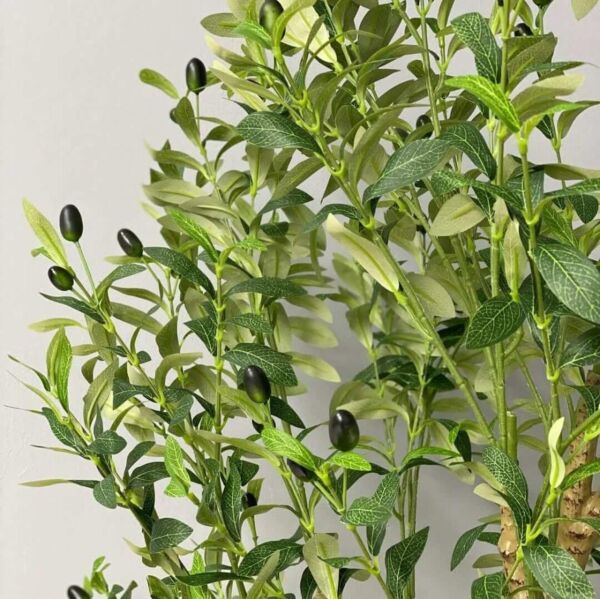 شجرة زيتون صناعية 180 سم مورو - اخضر واسود