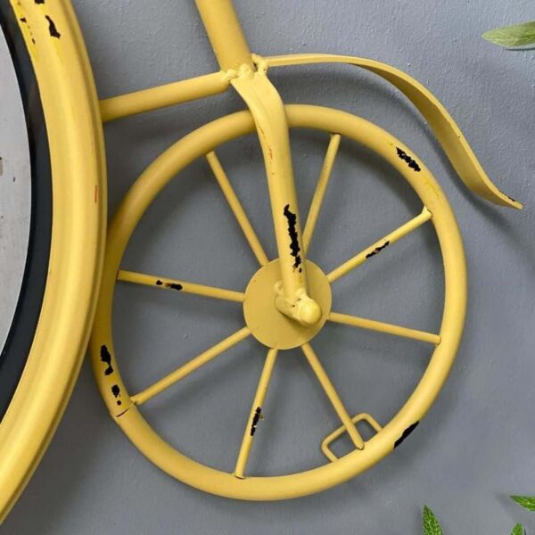 ساعة جدارية فينتا شكل دراجة