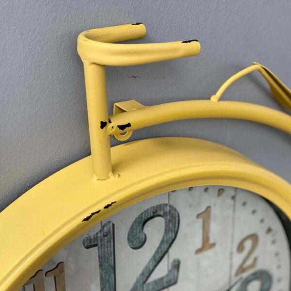 ساعة جدارية فينتا شكل دراجة