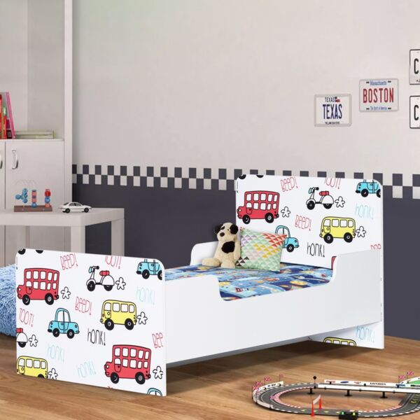 سرير سيارة للأطفال من فانيلا - 70x130 سم