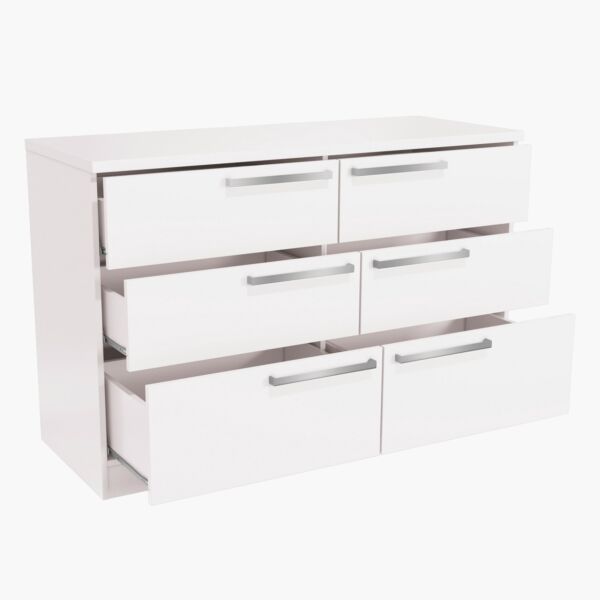 طاولة تزيين ماستر 6 أدراج دون مرآة - لوندرينا