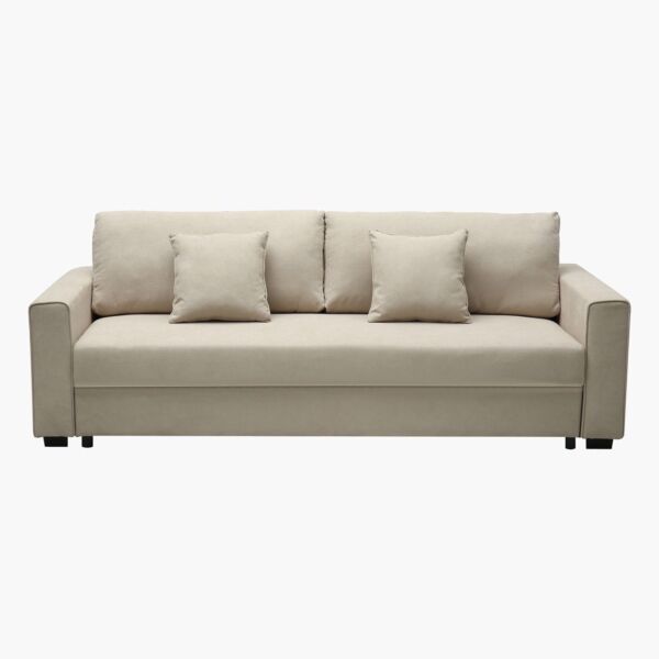 كنبة سرير قابلة للسحب بمساحة تخزين سايروس