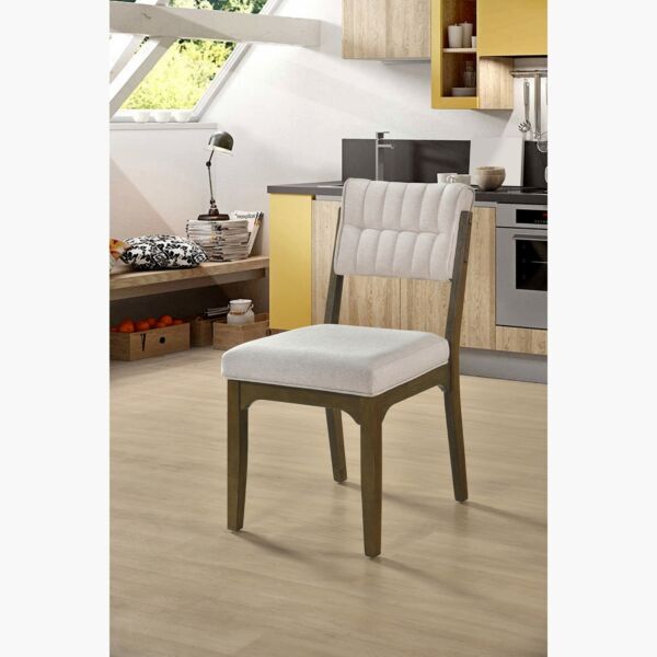 طقم طاولة طعام 6 مقاعد مع مقعد بنش من موكا