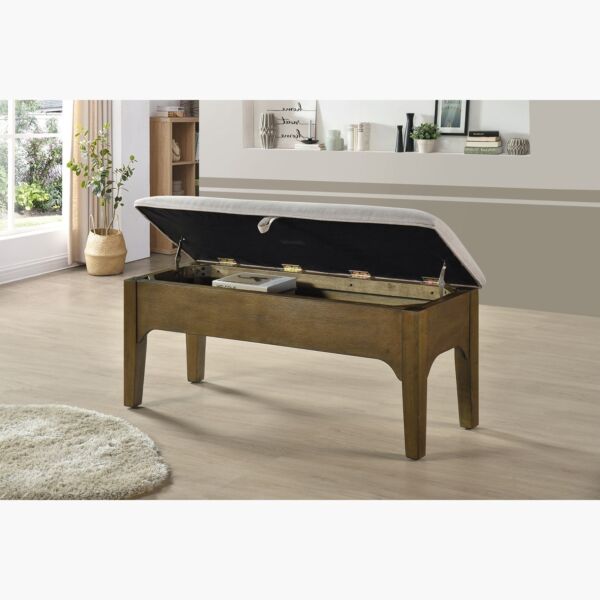 طقم طاولة طعام 6 مقاعد مع مقعد بنش من موكا