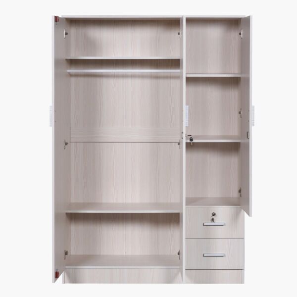خزانة ملابس 3 أبواب بدرجين - بيلا