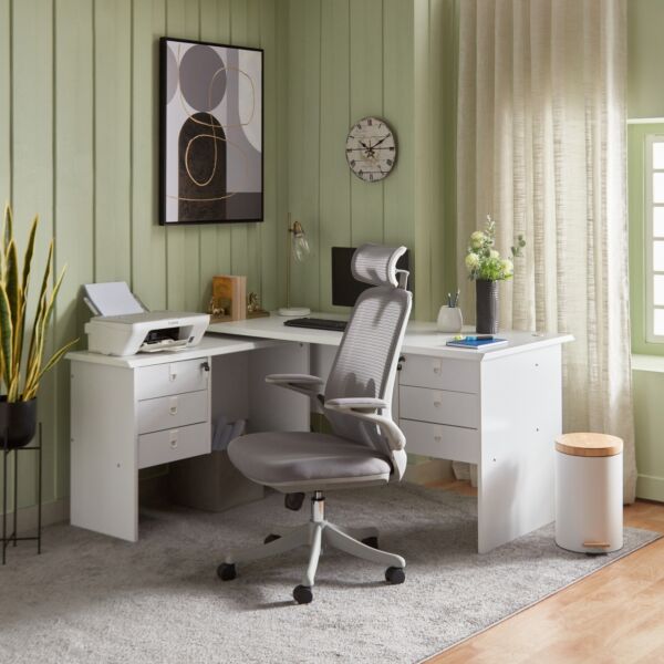 كرسي مكتب بمسند ظهر مرتفع لشبونة