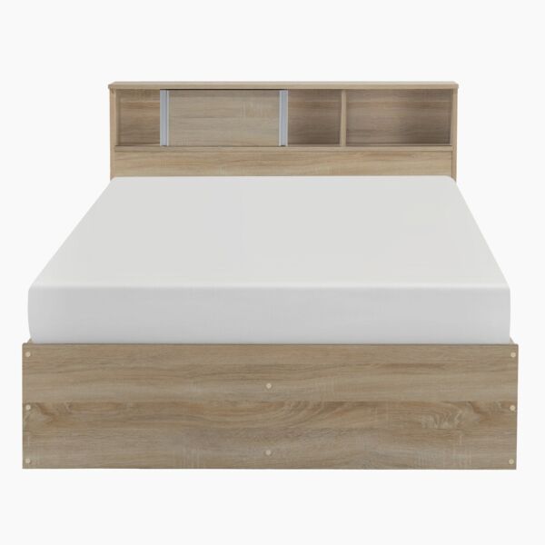 سرير فردي مع لوح رأسي بمساحة تخزين أوسيس كامبريدج - 90x200 سم