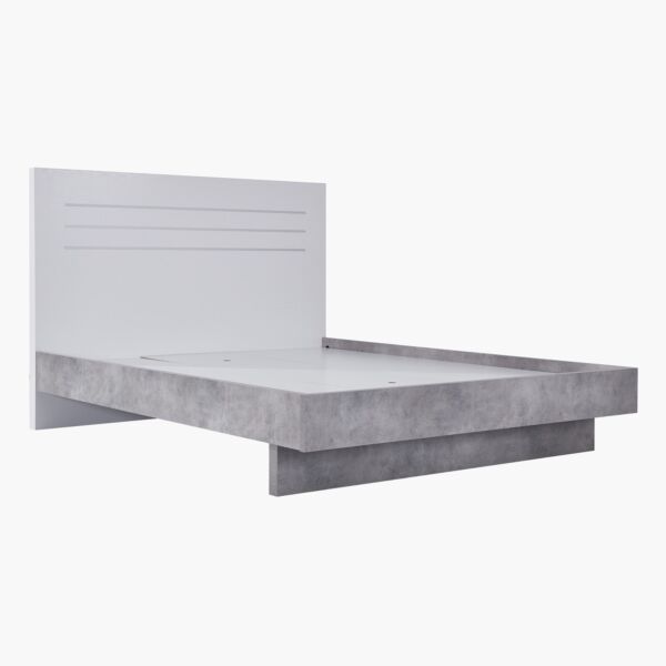 سرير كوين مع مسند قدم باتارا - 160x200 سم