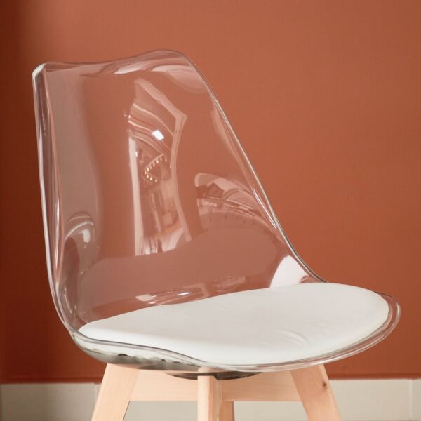 كرسي دراسة مع وسادة مقعد من توتو جاز