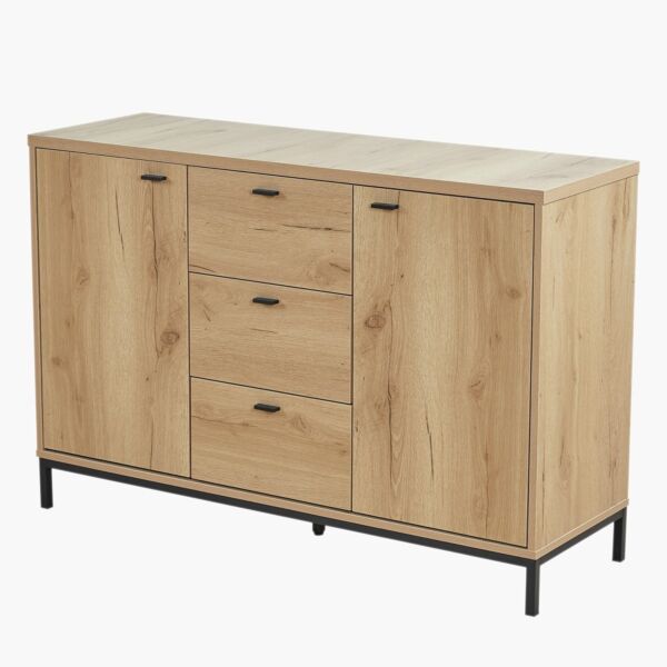 خزانة بوفيه جانبية ببابين و3 أدراج من أوربان