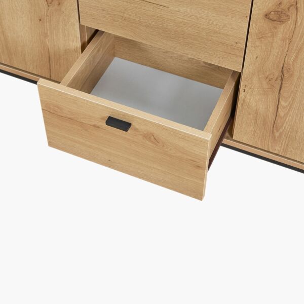 خزانة بوفيه جانبية ببابين و3 أدراج من أوربان