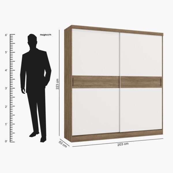 خزانة ملابس بباب انزلاقي فورتاليزا لويس