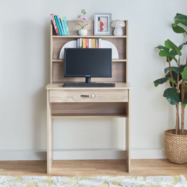 مكتب دراسة بخزانة ودرج من جاز