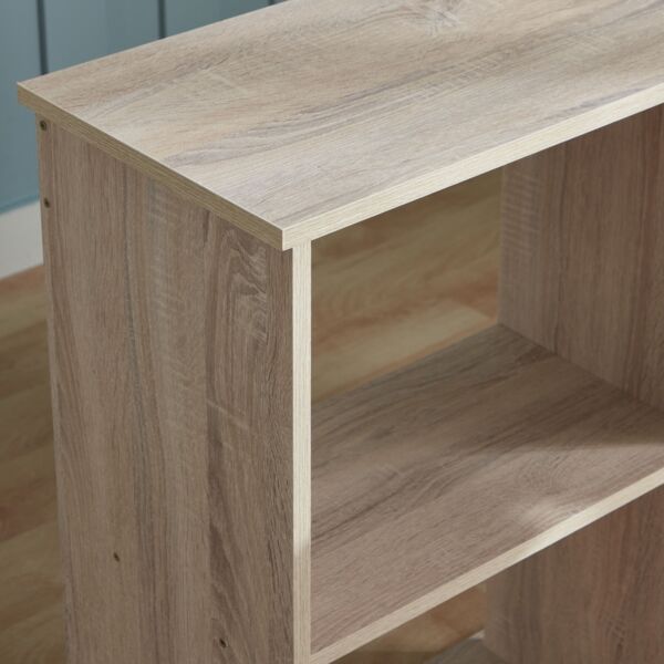 مكتب دراسة ركني مع خزانة كتب من جاز