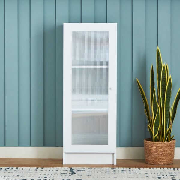 وحدة تخزين بـ 3 رفوف وباب أكريليك فرانكفورتل