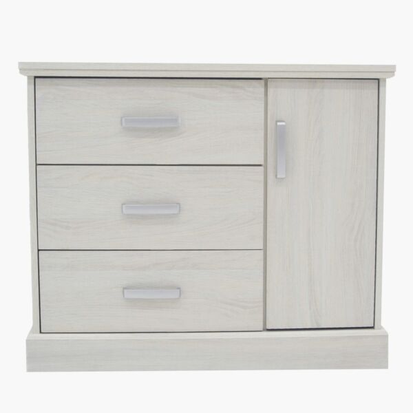 طاولة تزيين باب واحد و3 أدراج دون مرآة - بلير