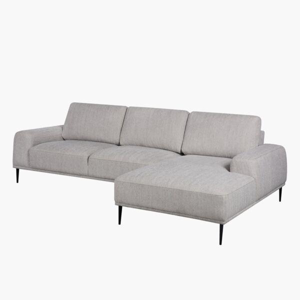 كنبة ركنيّة قماش يمين 3 مقاعد بارون