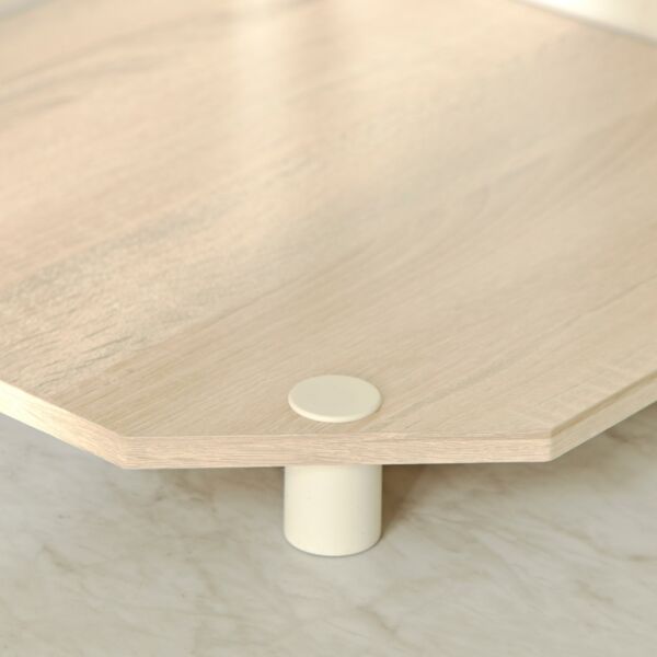 رف زاوية 4 طوابق من بيج