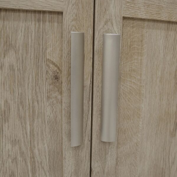 خزانة كتب ببابين زجاج كيرفي