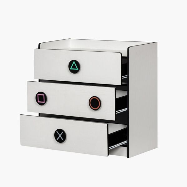 طاولة تزيين 3 أدراج - جيمرز