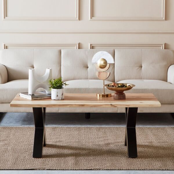 طاولة قهوة من الخشب الصلب من أرنو لايف إيدج