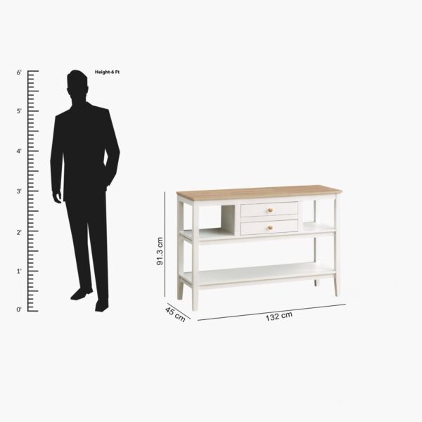 خزانة جانبية بدرجين من كاميرون