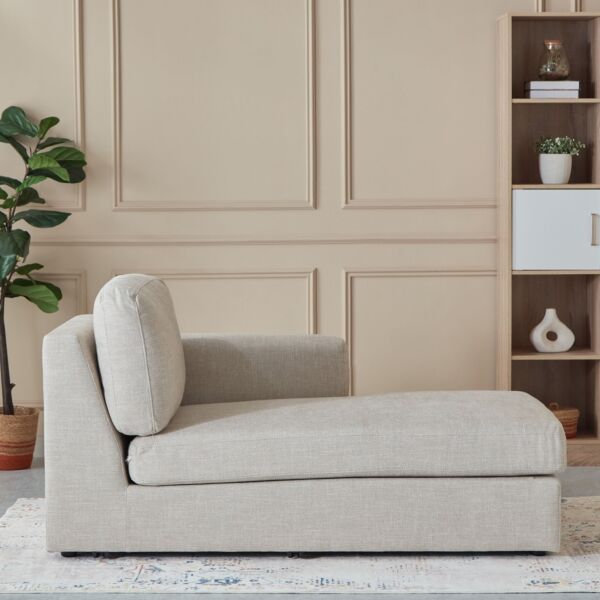 كنبة استرخاء ثنائية بذراع أيمن إموديولار