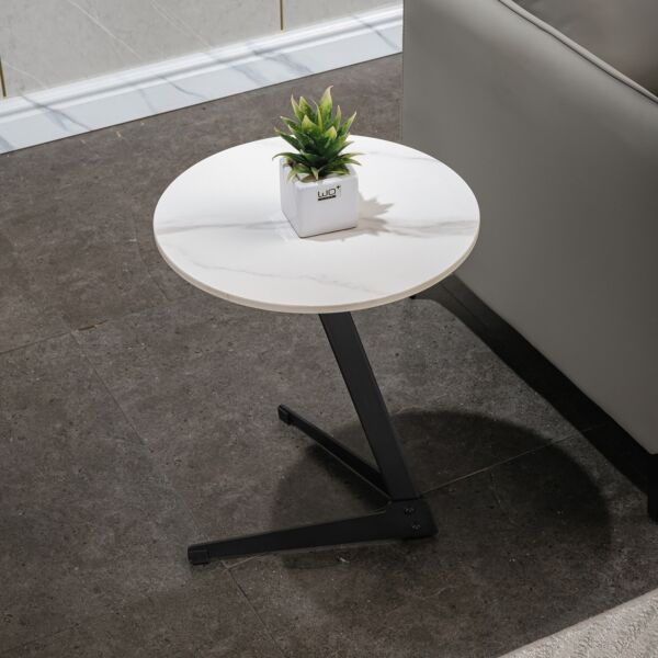 طاولة جانبية من الحجر الملبد من بارون