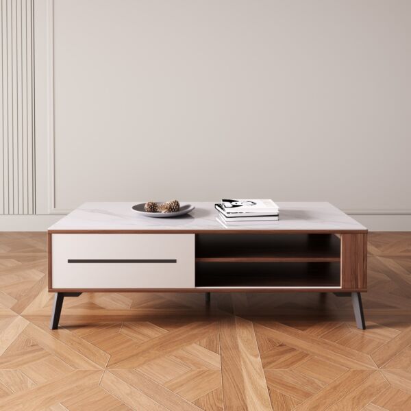 طاولة قهوة من الحجر الملبد من مودواي