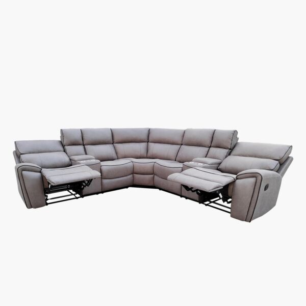 كنب زاوية 4 مقاعد مع ثنائية قابلين للاستلقاء من ديفيد