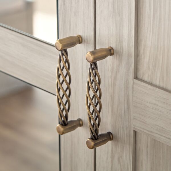 خزانة ملابس 4 أبواب مع مرآتين - أنجيليك