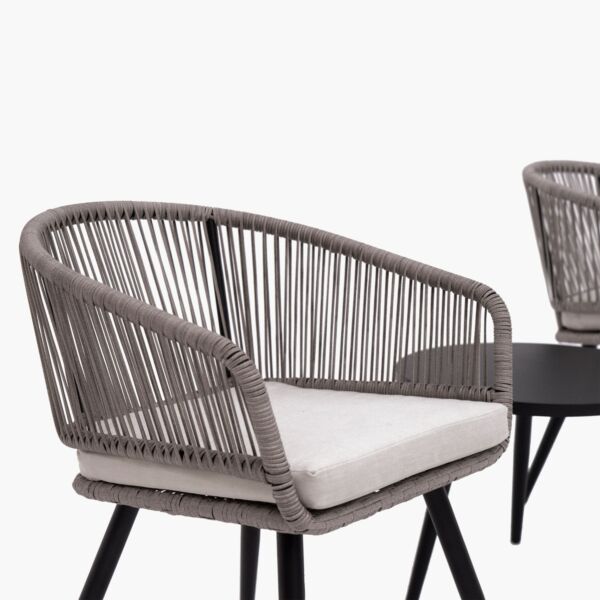 طقم شرفة مقعدين مع وسائد للمساحات الخارجية من فريسكا كول