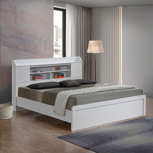 سرير كينج بباب ورف مفتوح من كولتورب نيكسا - 180x200 سم