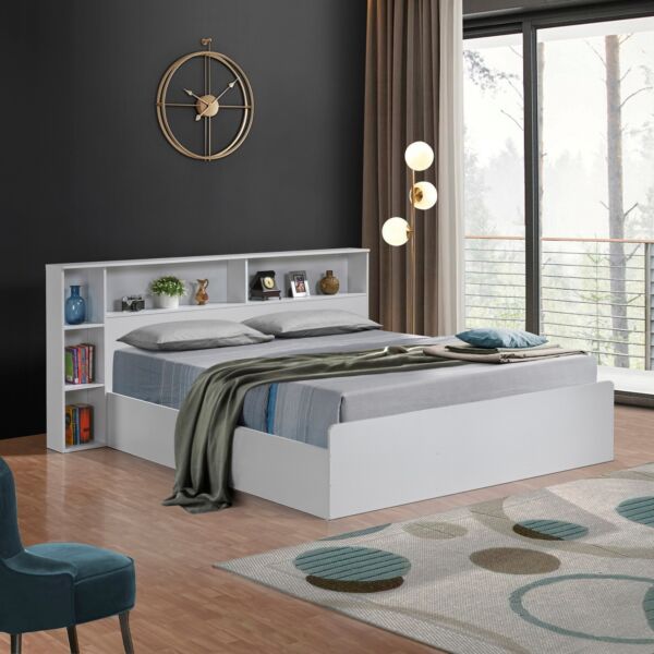 سرير كينج مع مساحة تخزين جانبية 180x200 سم - كالتورب شيلفا