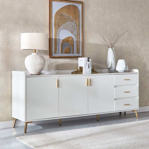 خزانة جانبية بسطح من الحجر الملبد من بيريل