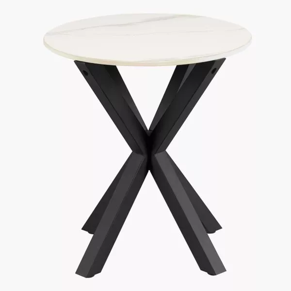 طاولة جانبية بسطح من الحجر الملبد من ويلويك