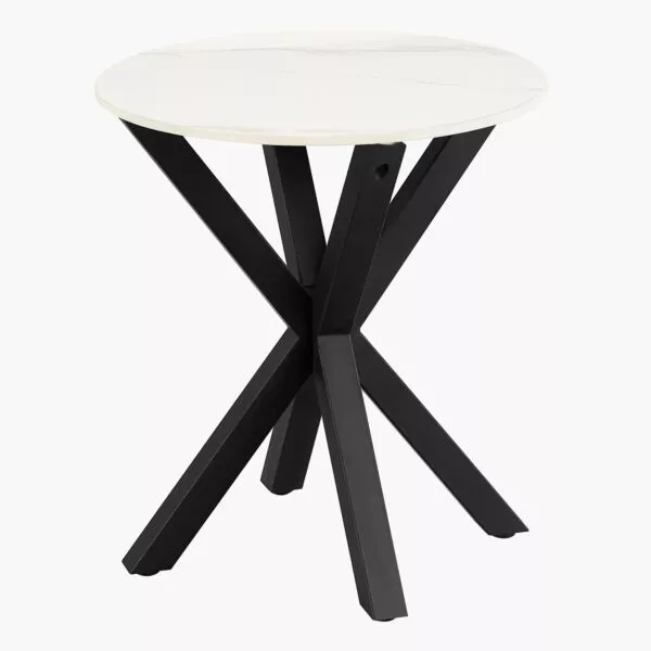 طاولة جانبية بسطح من الحجر الملبد من ويلويك