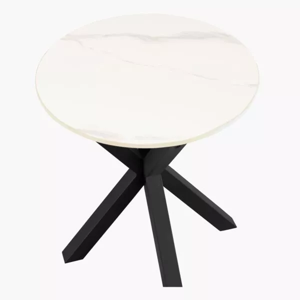 طاولة جانبية بسطح من الحجر الملبد من ويلويك