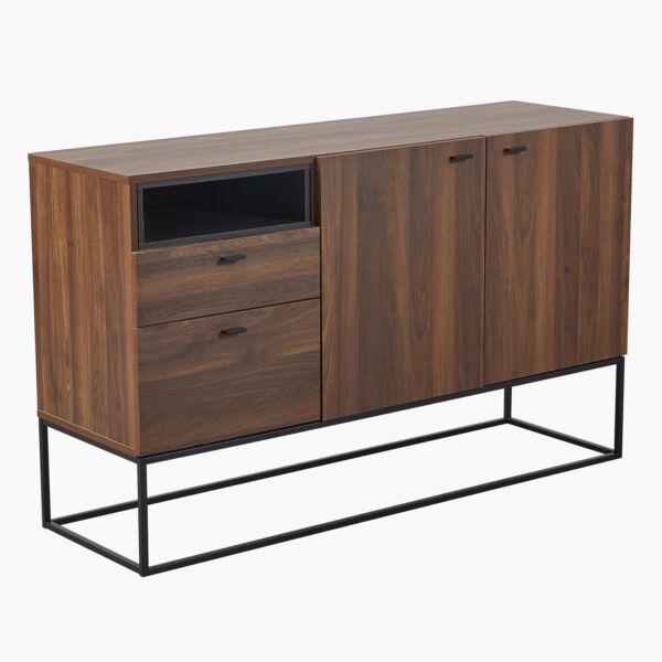 طاولة بوفية ببابين ودرجين من سكوت