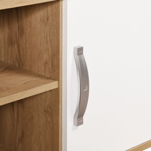 طاولة تلفزيون بدرجين للأجهزة حتى 65 بوصة من جونو