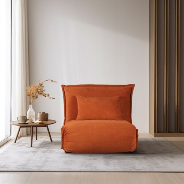 كرسي قماش قابل للطي مع كنبة سرير من جيمر